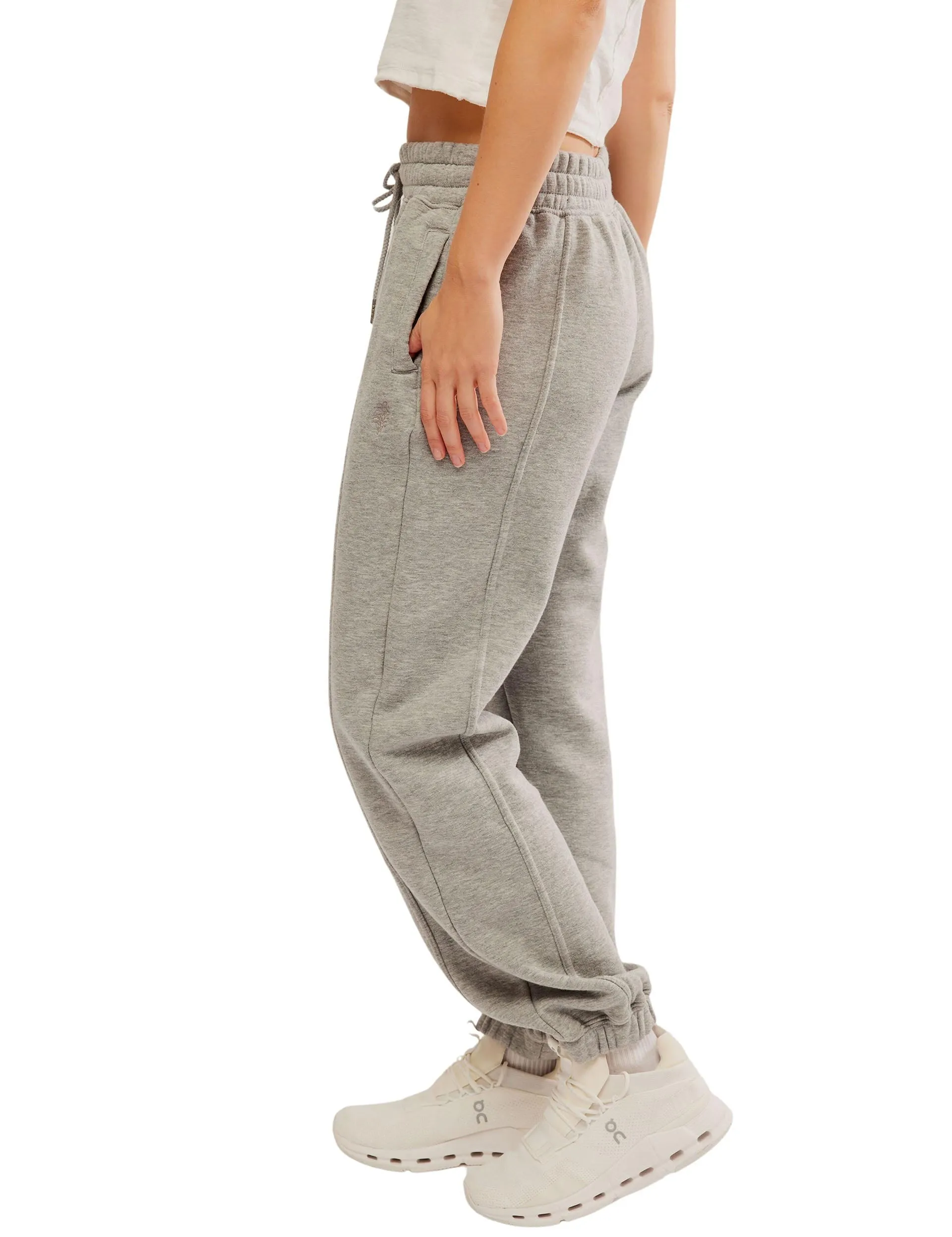 Sprint To The Finish Pants - Heather Grey