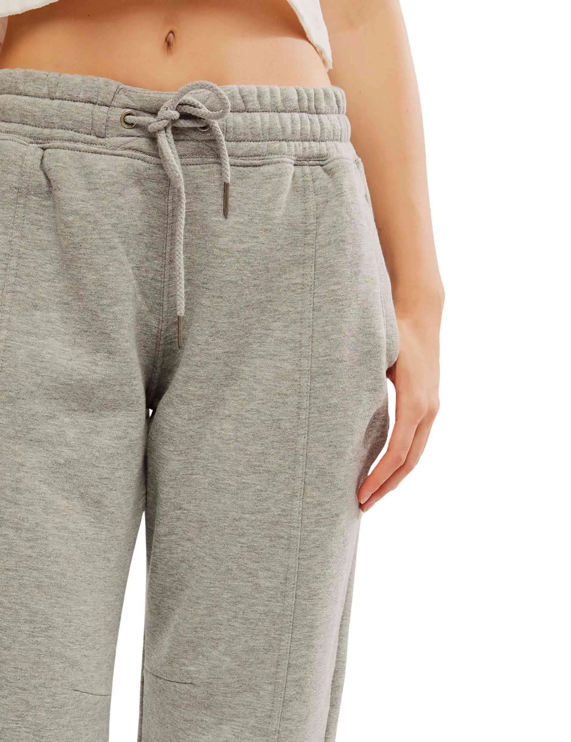 Sprint To The Finish Pants - Heather Grey