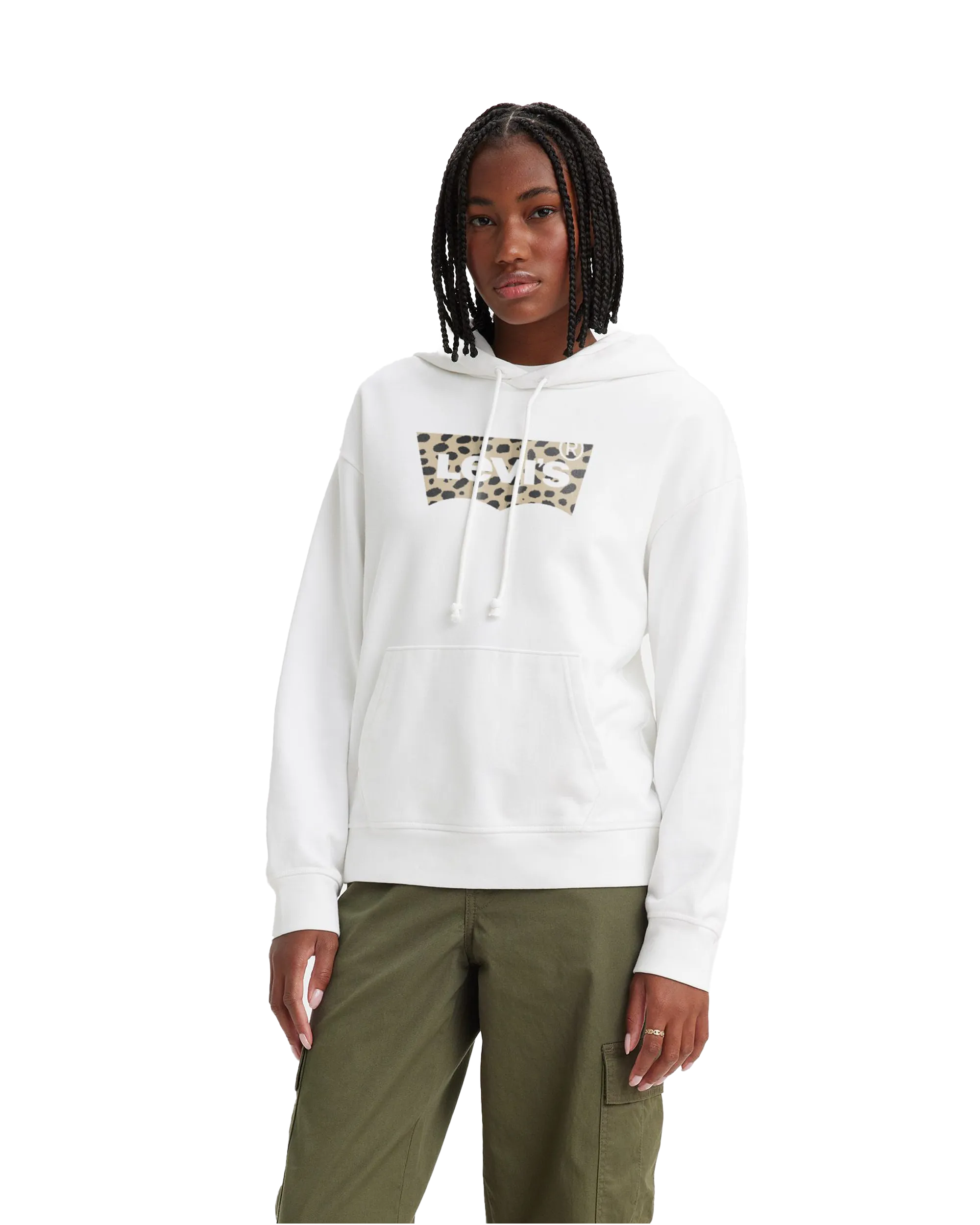 Standard Hoodie in Leopard Cloud Dancer