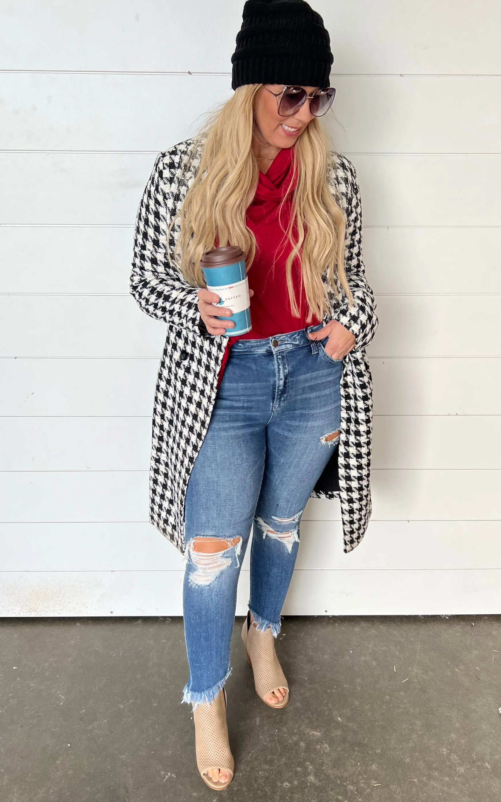 The Shanon Mid Rise Crop Skinny Denim Jeans - Mica *