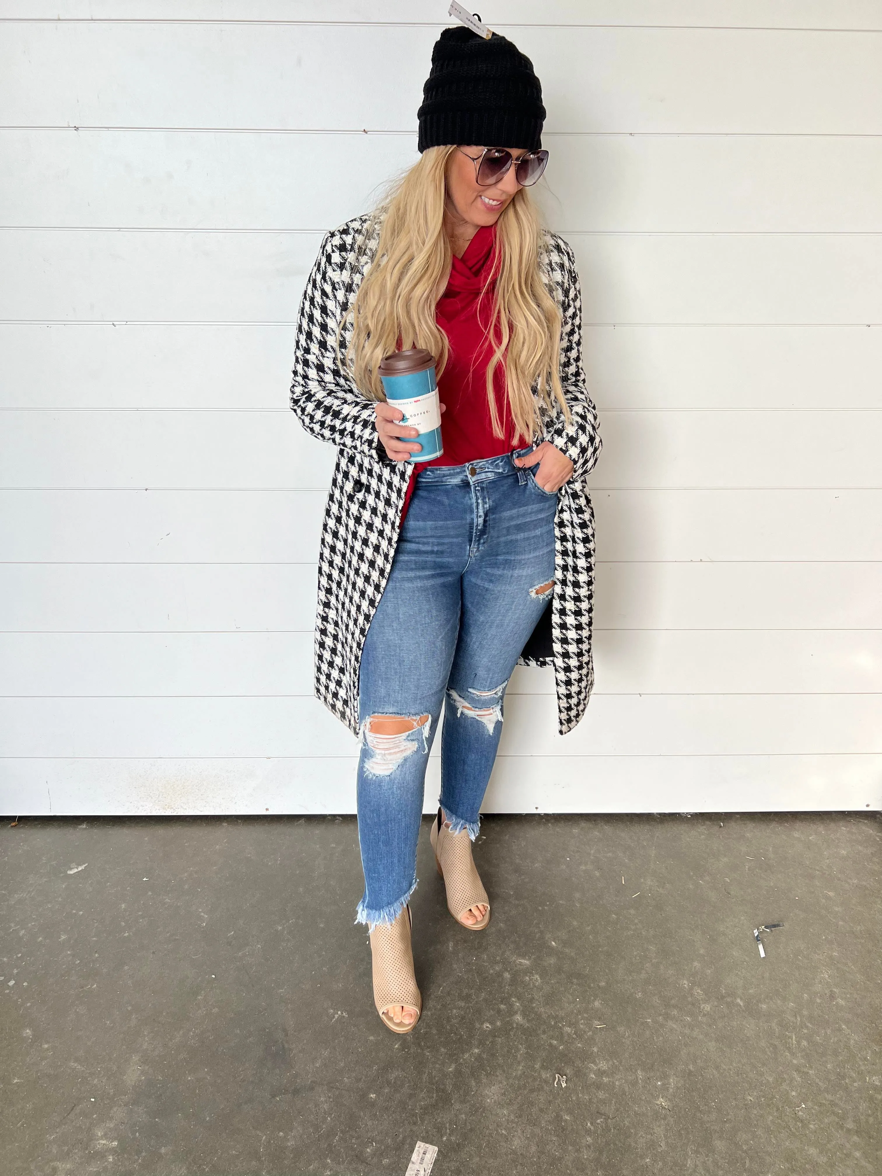 The Shanon Mid Rise Crop Skinny Denim Jeans - Mica *