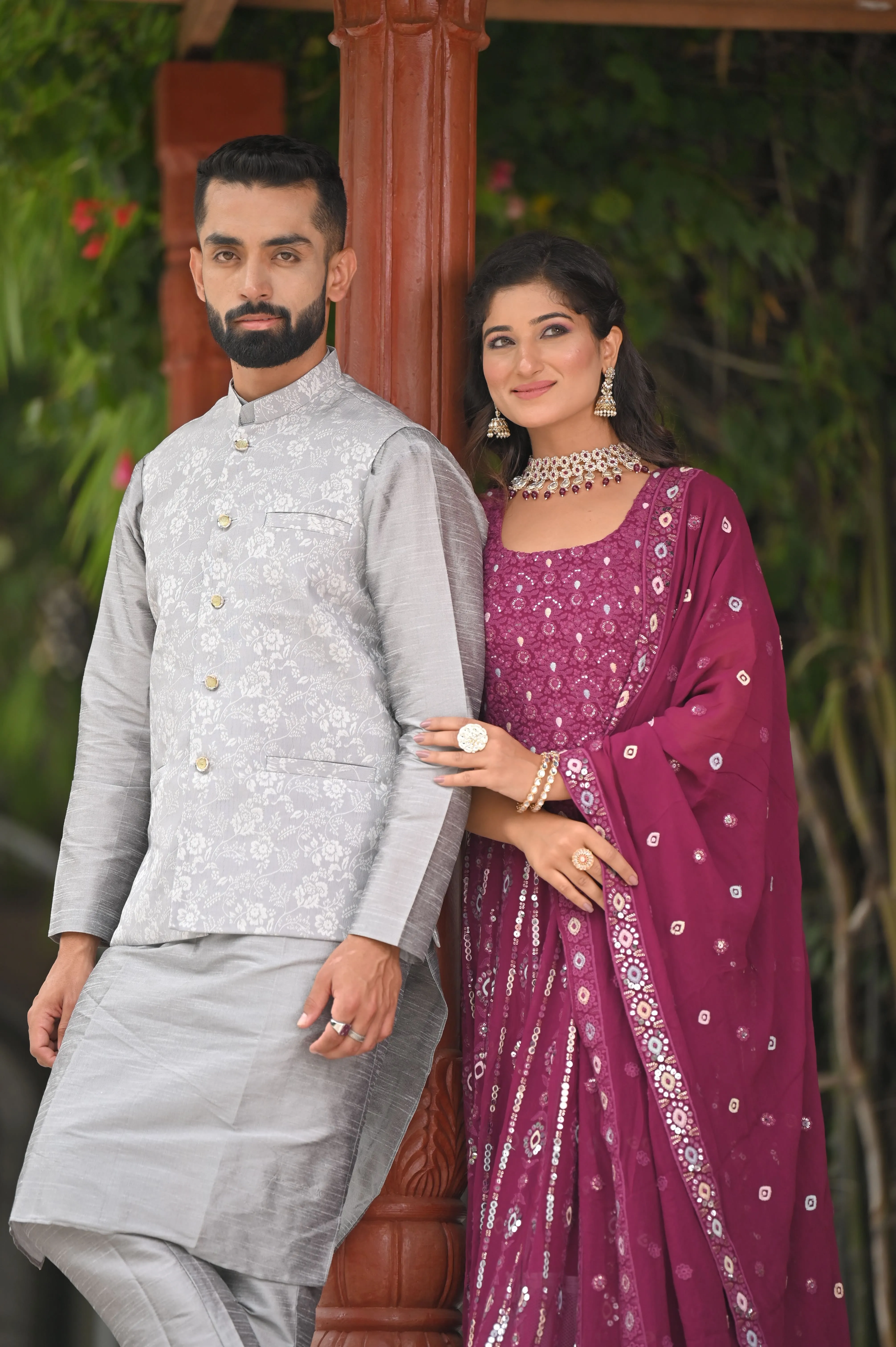 Timeless Festive Brocade Vasket