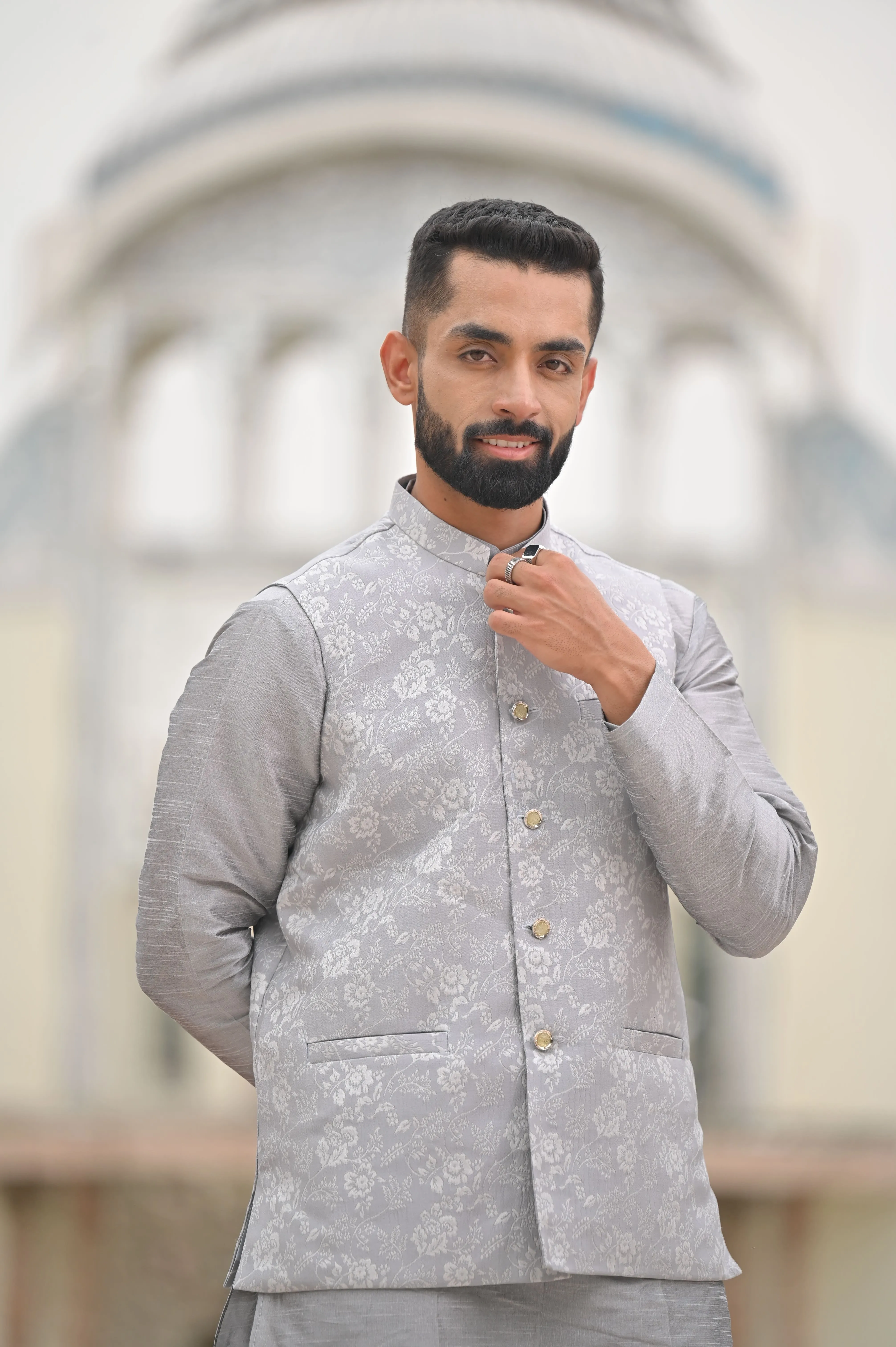 Timeless Festive Brocade Vasket