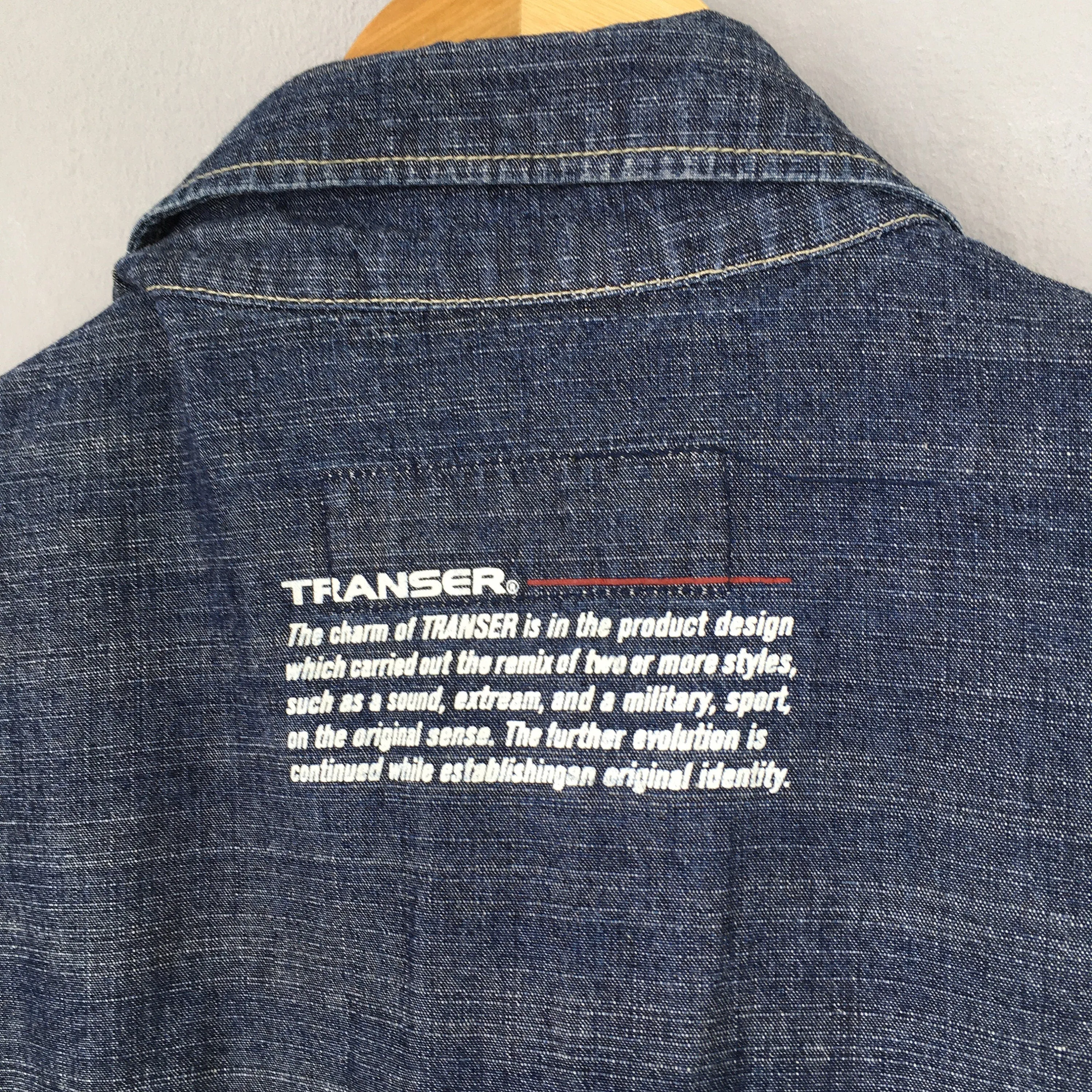 Transer Denim Workwear Jeans Jacket Medium