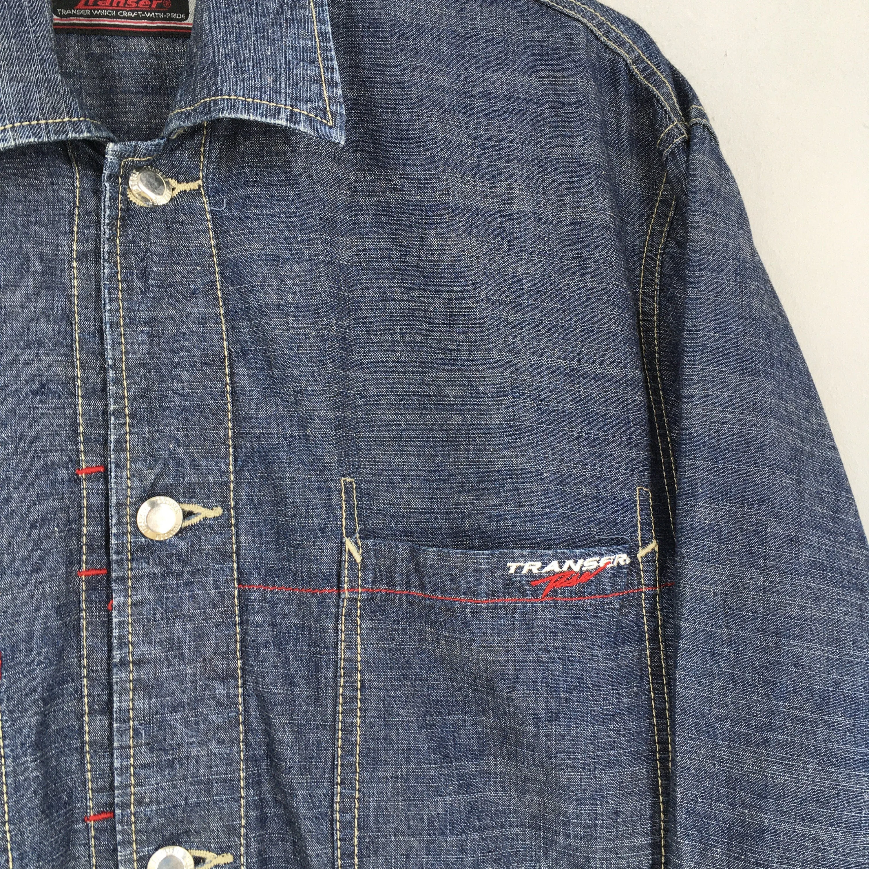 Transer Denim Workwear Jeans Jacket Medium