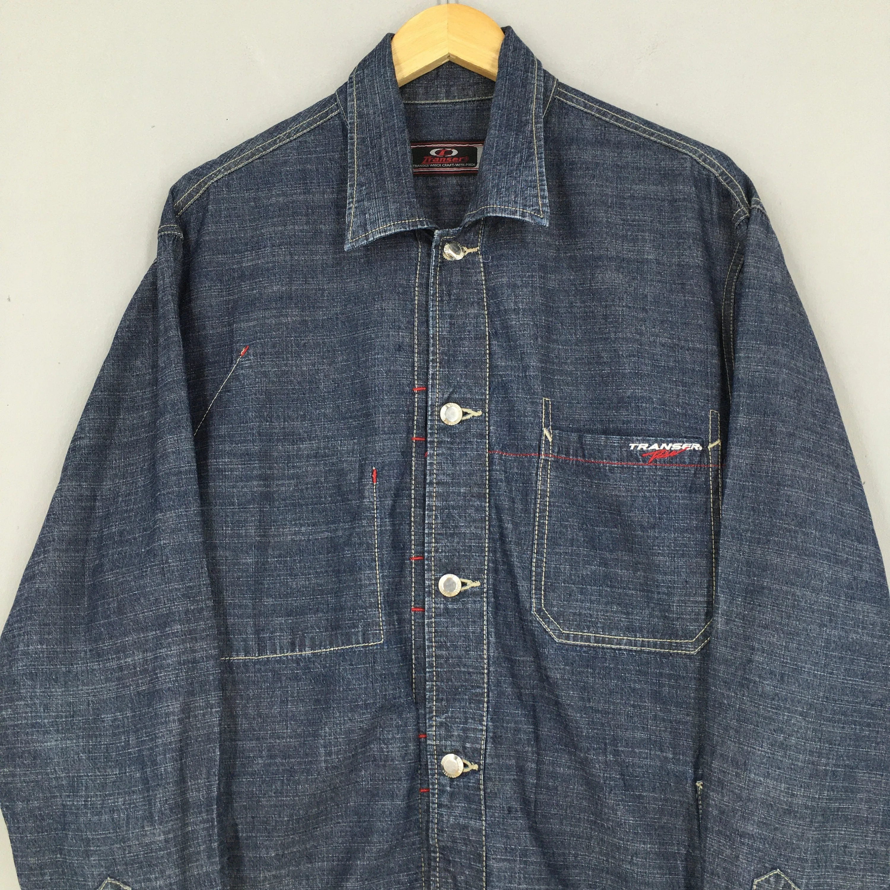 Transer Denim Workwear Jeans Jacket Medium