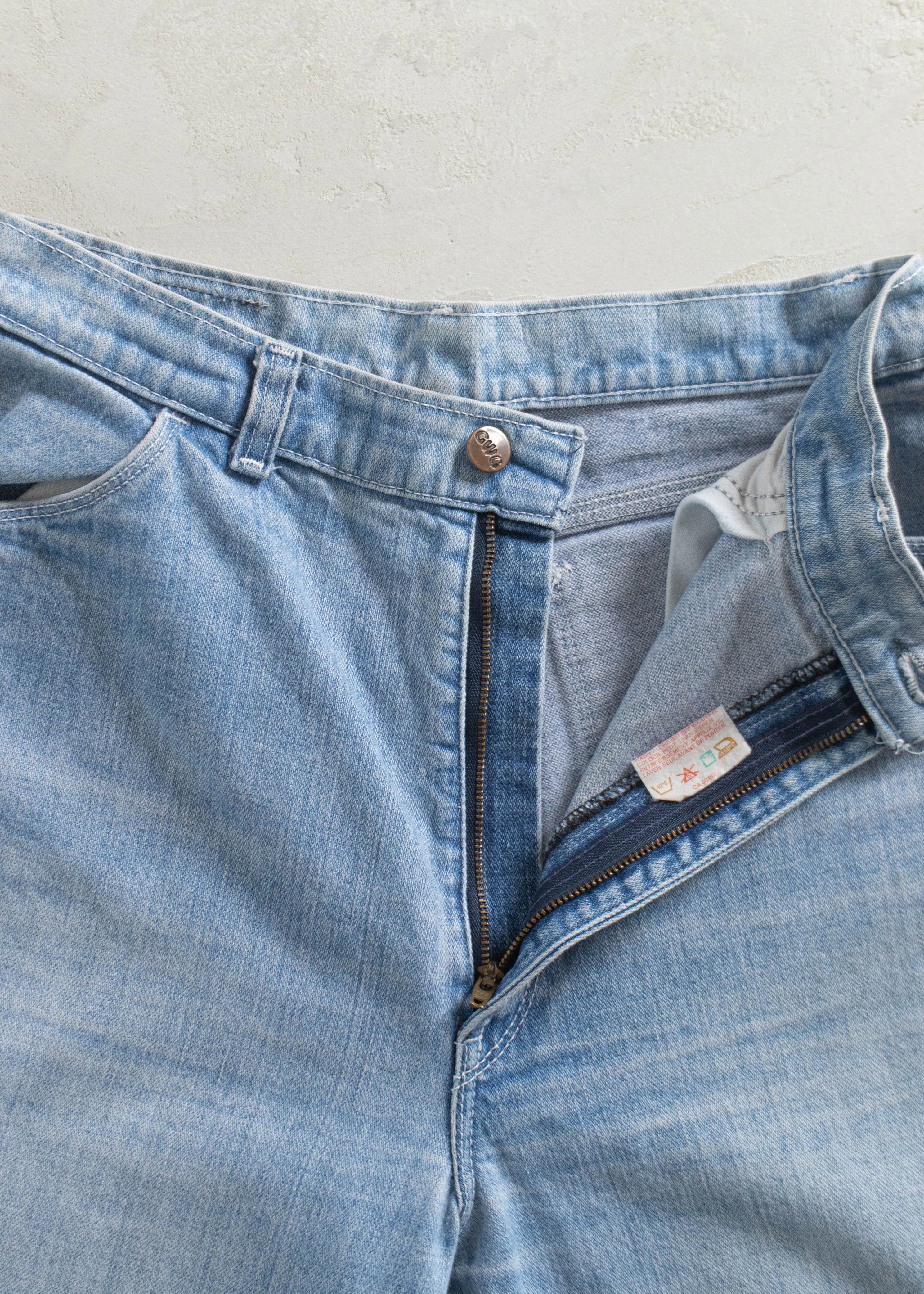 Vintage 1970s GWG Lightwash Embroidered Jeans Size Women's 26 / Men's 30