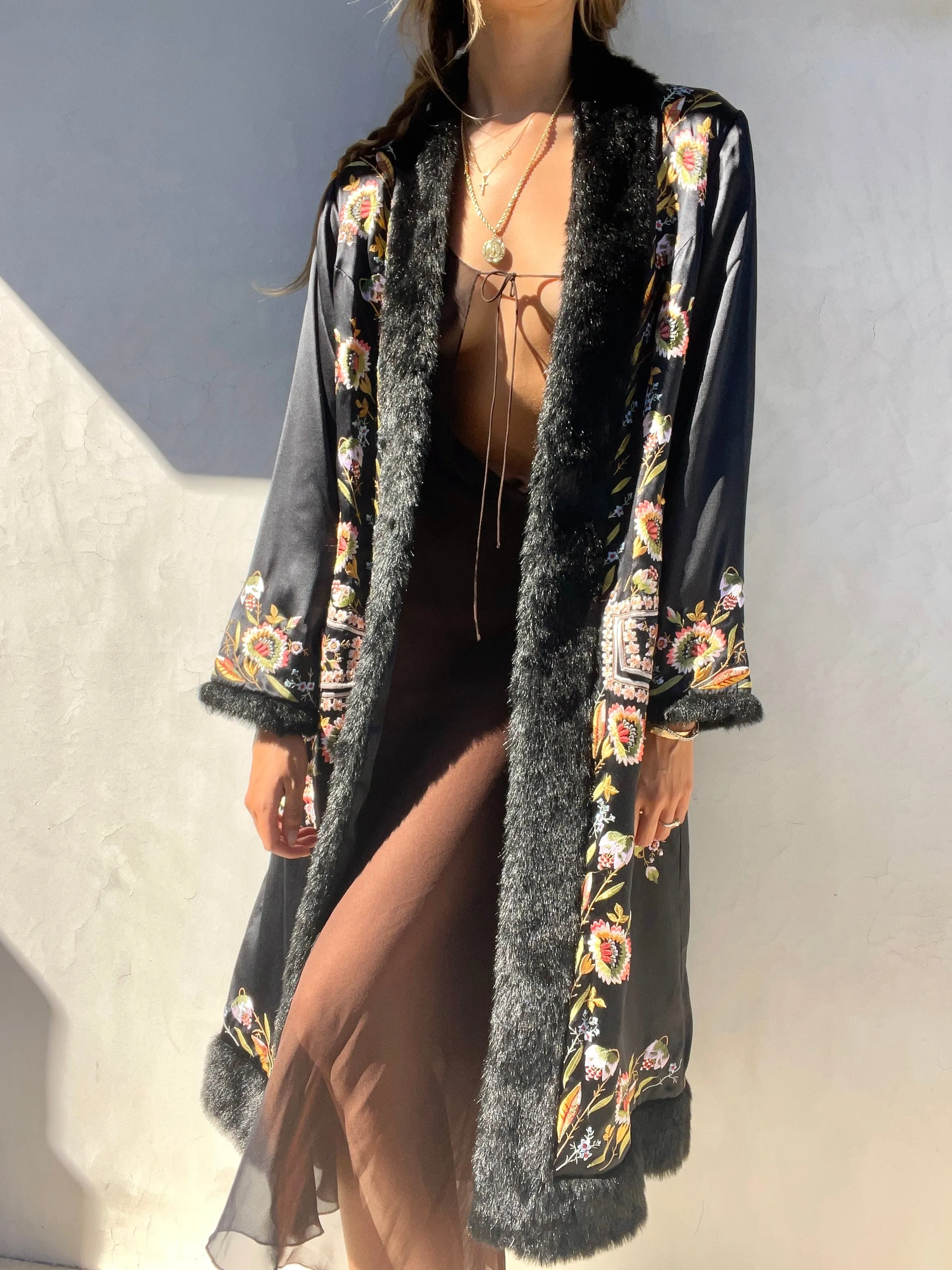 Vintage Sue Wong Silk Coat