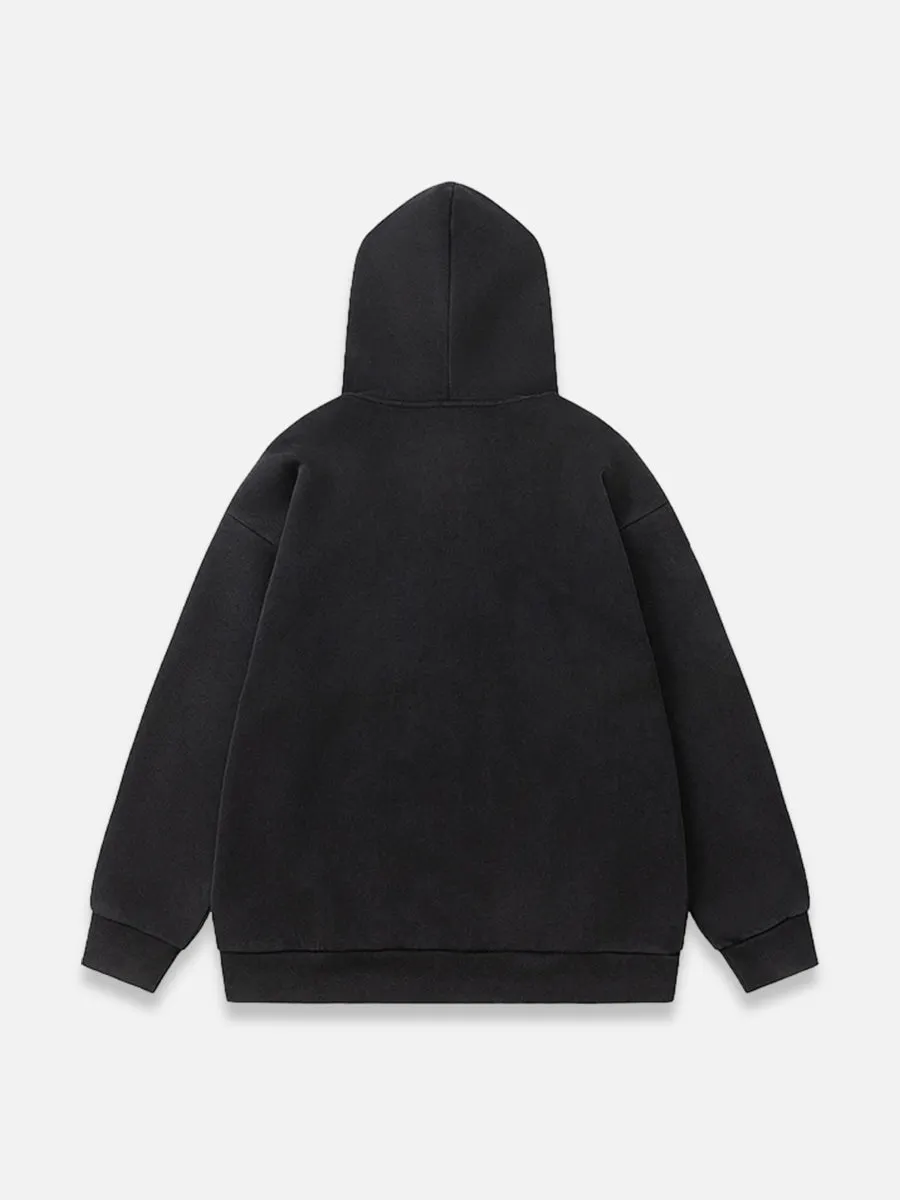 WAR ZIP-UP HOODIE