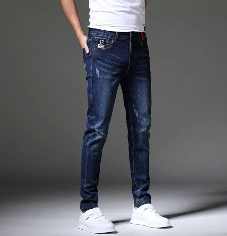 West Louis™ Slim Fit Skinny Denim Stretch Jeans