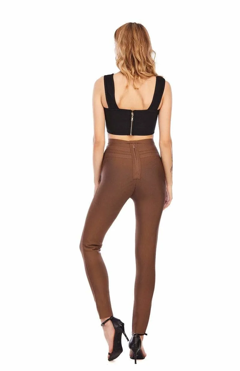 Winnal Women Fashion Sexy Tight Pants Casual High Waist Slim-Fit Sports High Waist Yoga Gym Leggings Slim Fit Bandage