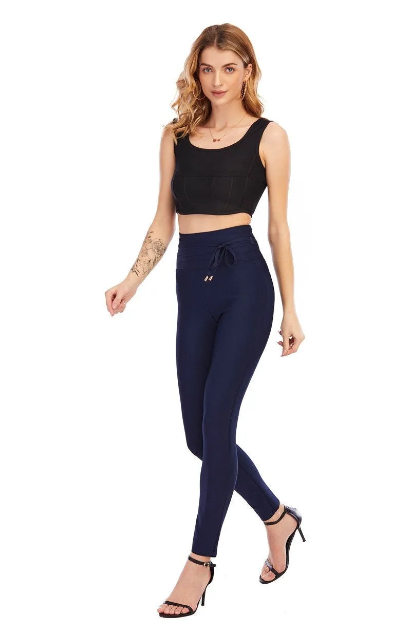 Winnal Women Fashion Sexy Tight Pants Casual High Waist Slim-Fit Sports High Waist Yoga Gym Leggings Slim Fit Bandage