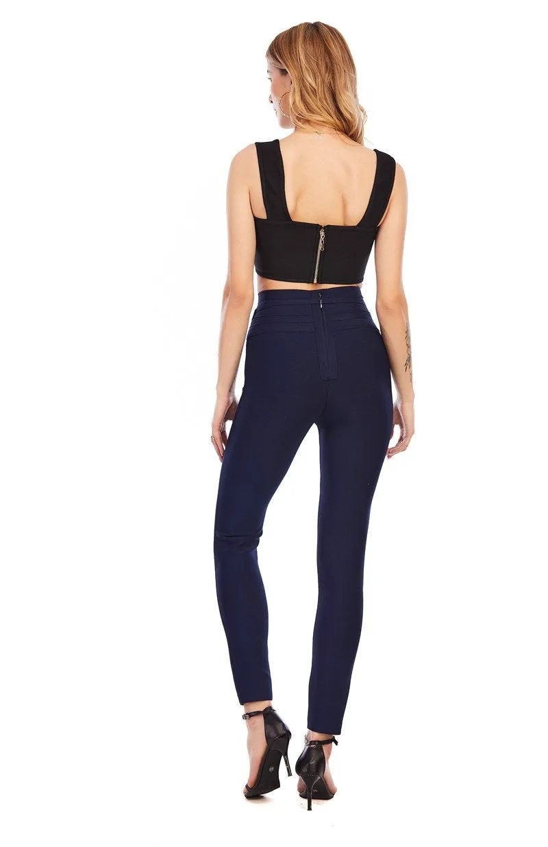 Winnal Women Fashion Sexy Tight Pants Casual High Waist Slim-Fit Sports High Waist Yoga Gym Leggings Slim Fit Bandage