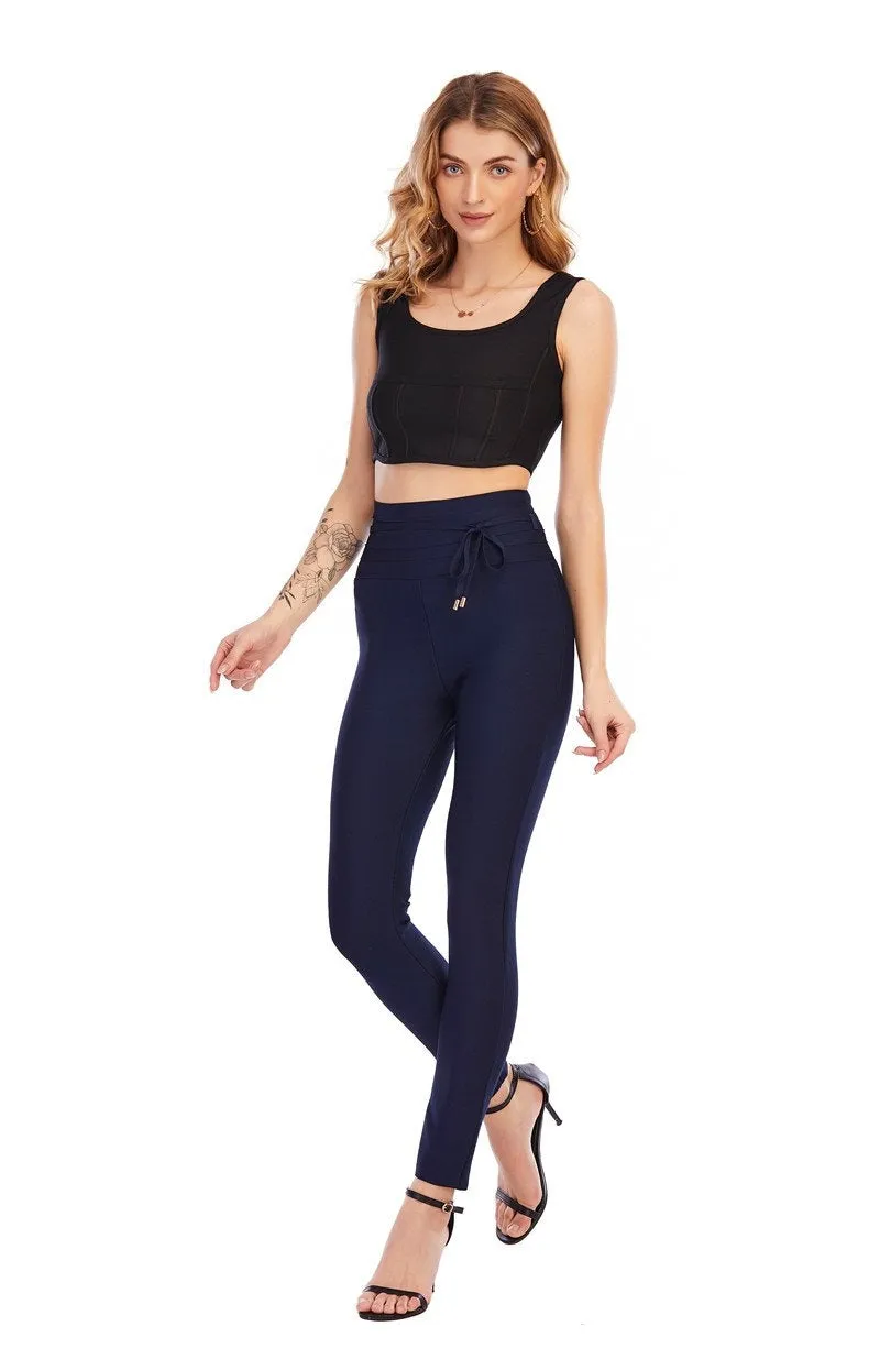 Winnal Women Fashion Sexy Tight Pants Casual High Waist Slim-Fit Sports High Waist Yoga Gym Leggings Slim Fit Bandage