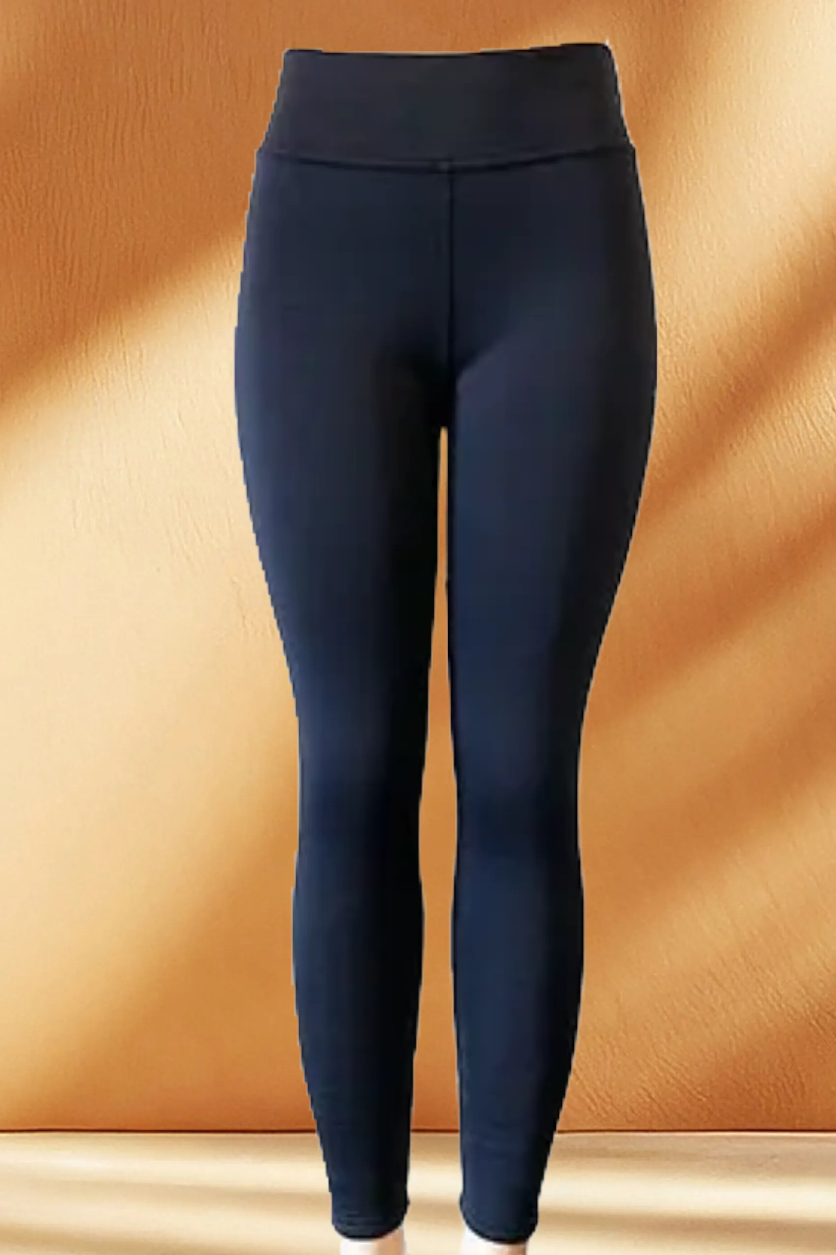 Women's Stripe Leggings with Fleece