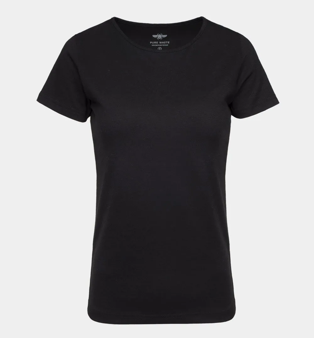 W's O-neck T-shirt - Recycled Cotton & Recycled Polyester