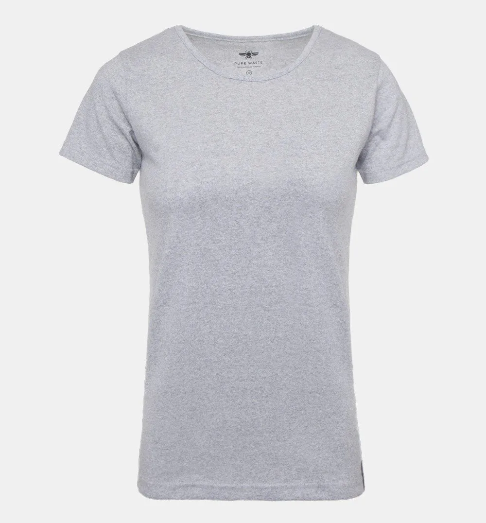 W's O-neck T-shirt - Recycled Cotton & Recycled Polyester