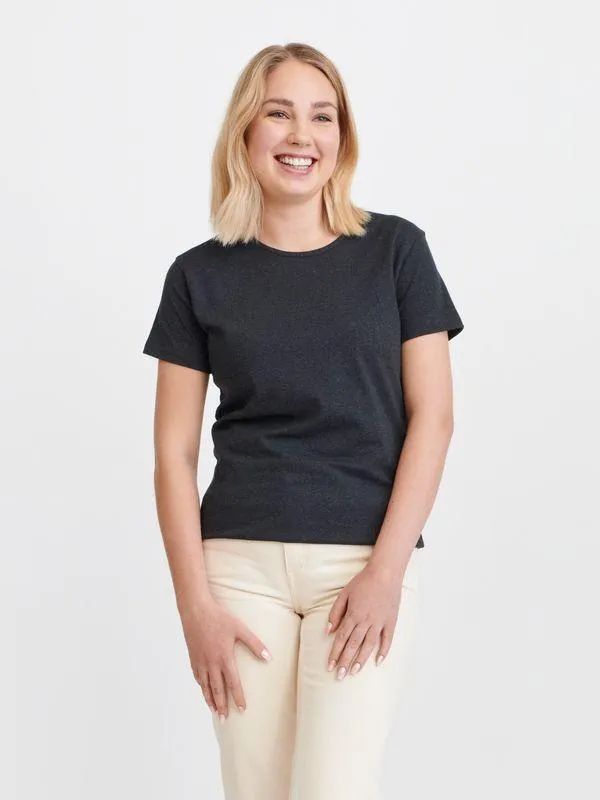W's O-neck T-shirt - Recycled Cotton & Recycled Polyester