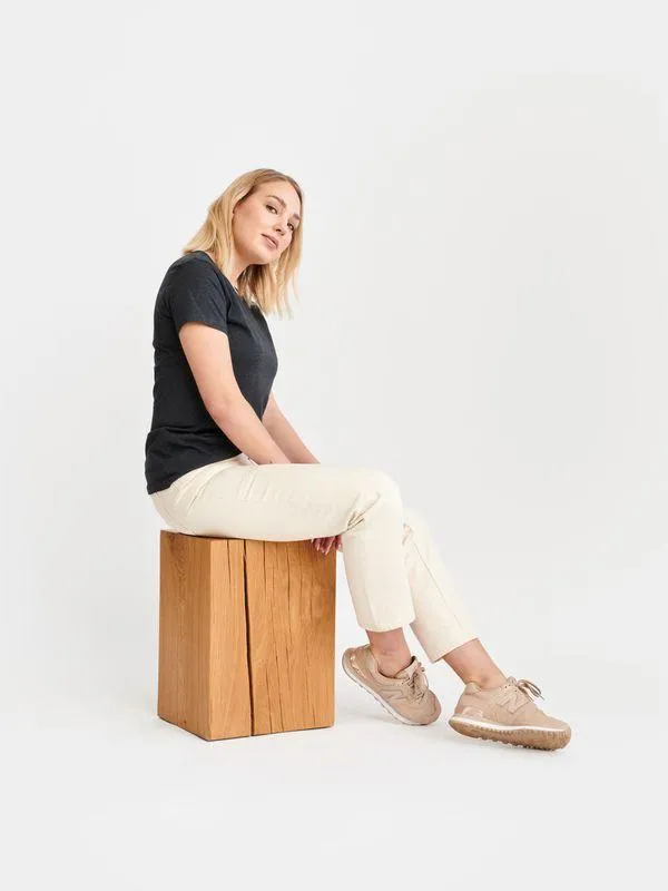 W's O-neck T-shirt - Recycled Cotton & Recycled Polyester