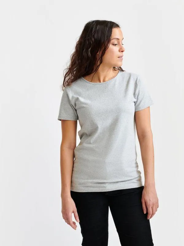 W's O-neck T-shirt - Recycled Cotton & Recycled Polyester