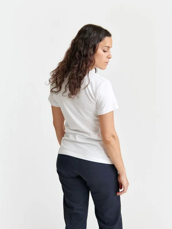 W's O-neck T-shirt - Recycled Cotton & Recycled Polyester