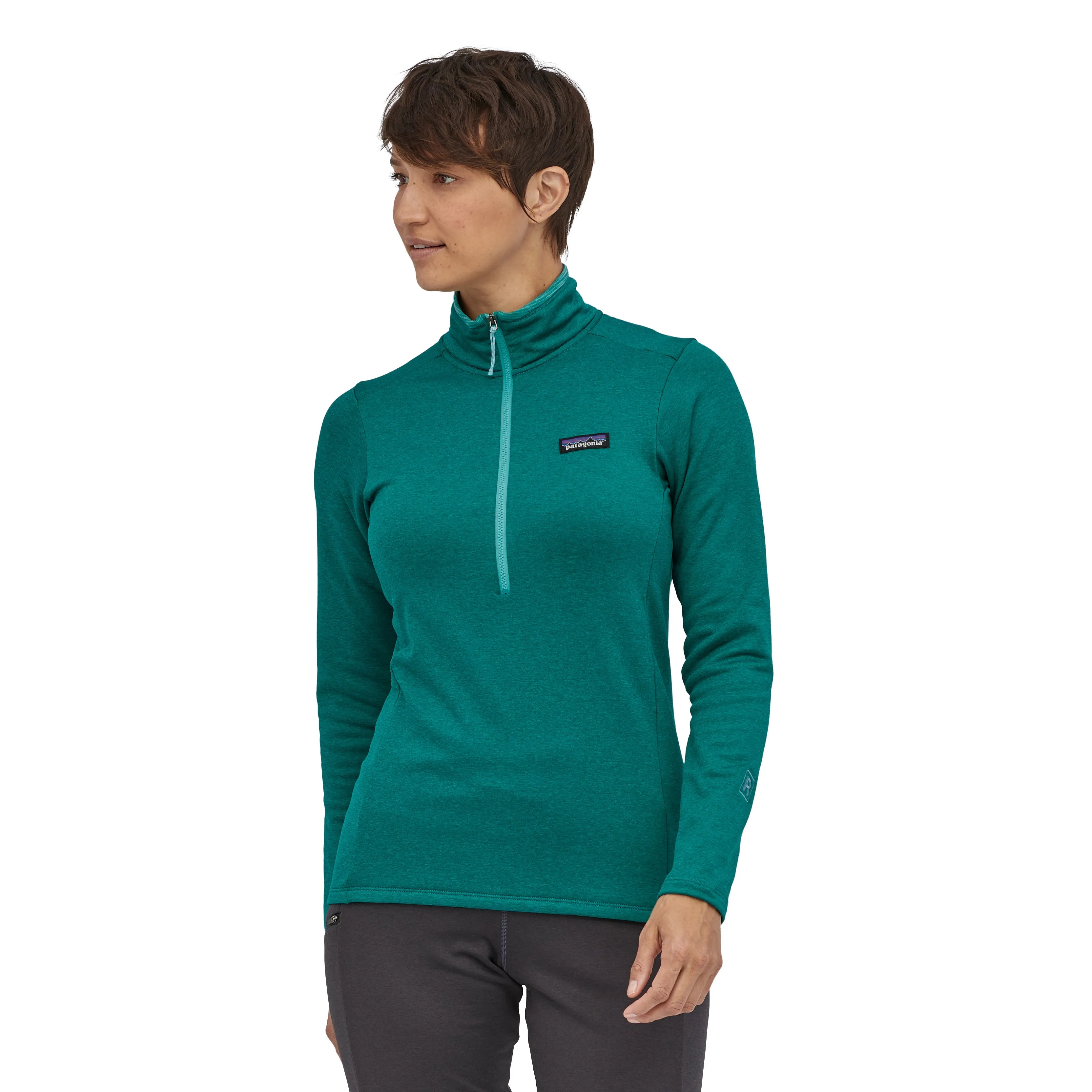 W's R1 Daily Zip Neck - Recycled Polyester