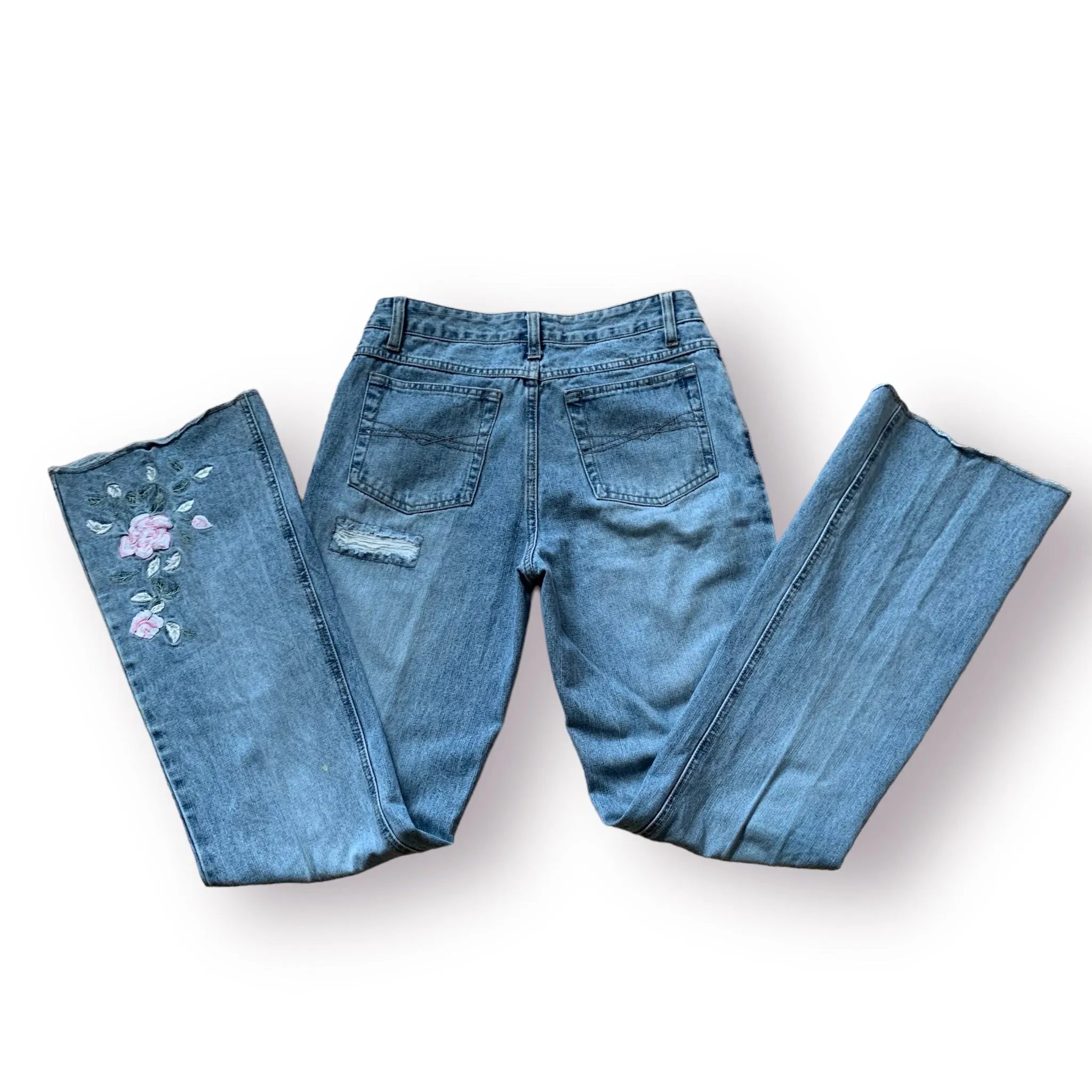 Y2K Rose Jeans (XS)