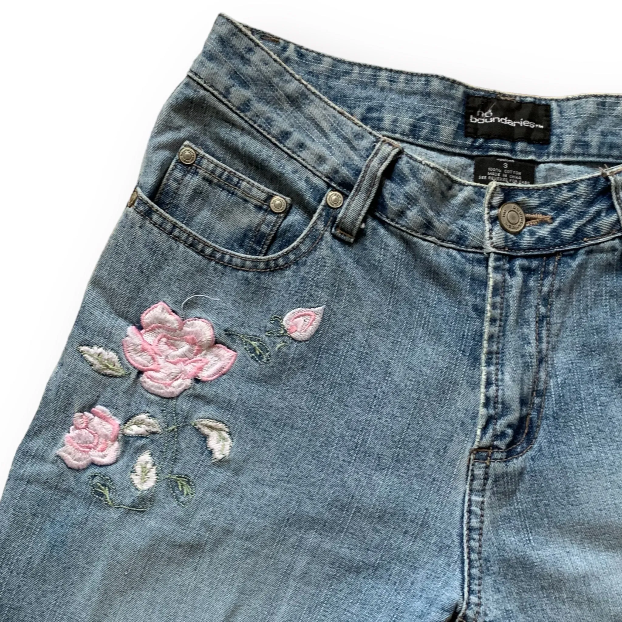 Y2K Rose Jeans (XS)