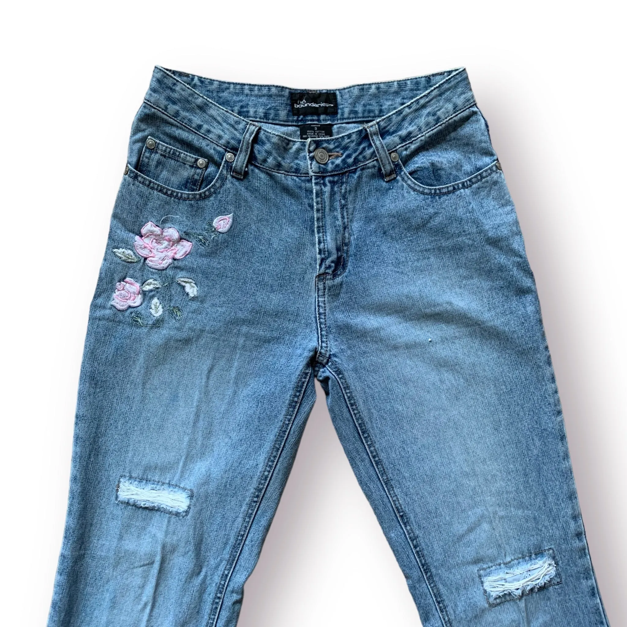 Y2K Rose Jeans (XS)